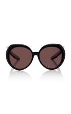 Balenciaga Hybrid Round-frame Acetate Sunglasses