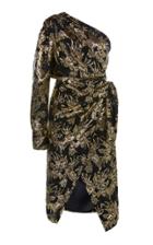 Altuzarra Chanda Silk-blend Metallic Dress