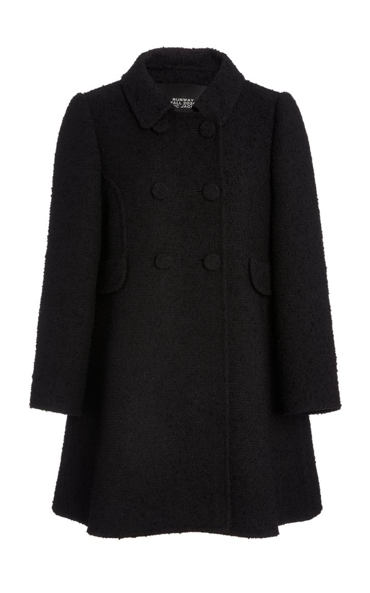 Moda Operandi Marc Jacobs Double-breasted Wool-blend Collared Peacoat