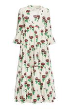 Moda Operandi La Doublej Jennifer Jane Printed Cotton Midi Dress Size: Xs