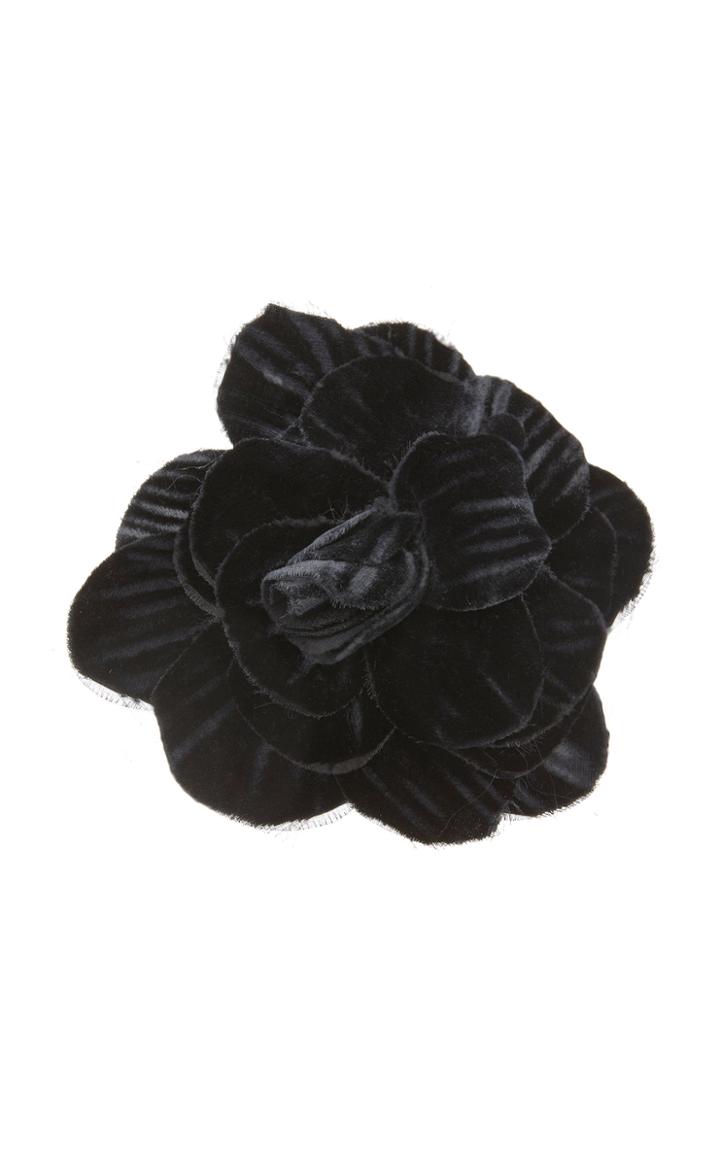 Moda Operandi Philosophy Di Lorenzo Serafini Velvet Floral Brooch