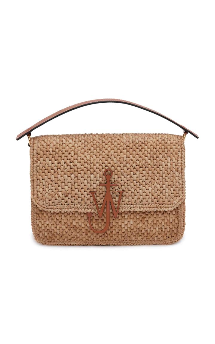 Moda Operandi Jw Anderson Braided Anchor Raffia Shoulder Bag