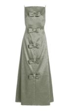 Moda Operandi Emilia Wickstead Greta Bow-detailed Lam Cocktail Dress