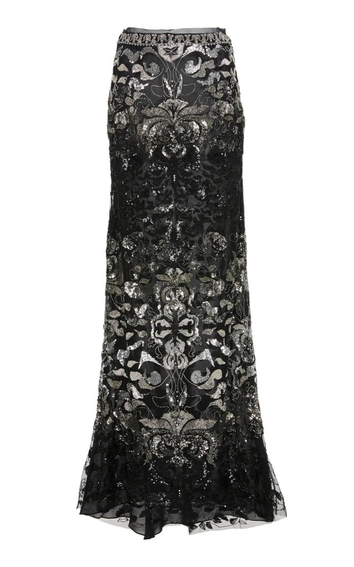 Cucculelli Shaheen Black Magic Degrad Skirt