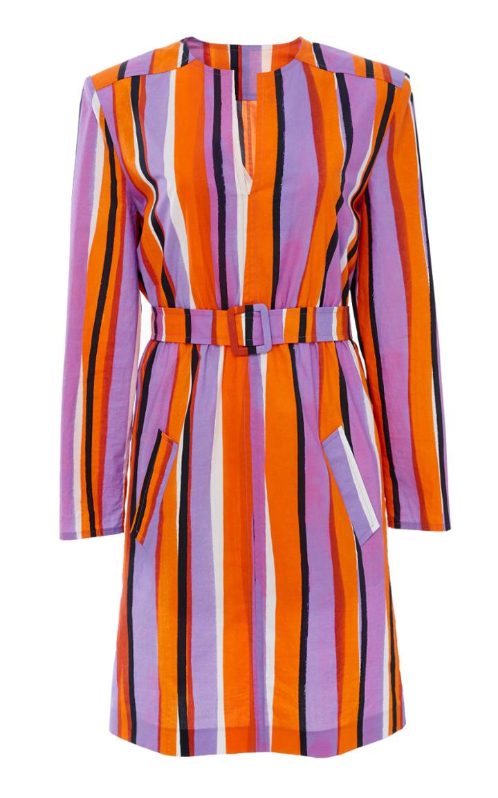 Moschino Stripe Cotton Poplin Dress