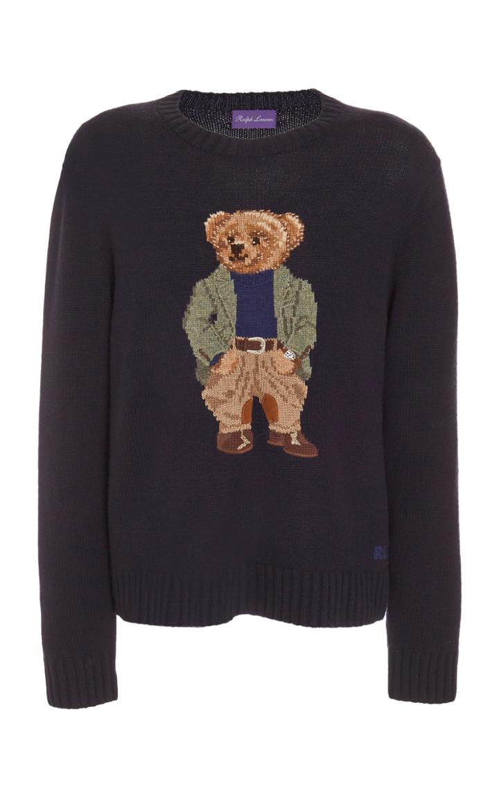 Ralph Lauren Equestrian Bear Crewneck Sweater