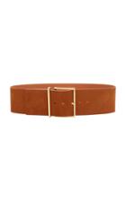 Maison Boinet M'o Exclusive Wide Nubuck Leather Waist Belt