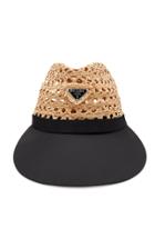 Moda Operandi Prada Triangolo Raffia Hat Size: Xs