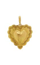 Moda Operandi Christina Alexiou 18k Yellow Gold Native American Heart Charm