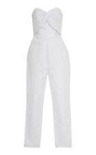 Zeynep Aray Strapless Cotton Jumpsuit