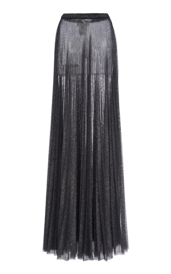 Philosophy Di Lorenzo Serafini Pleated Lurex Maxi Skirt