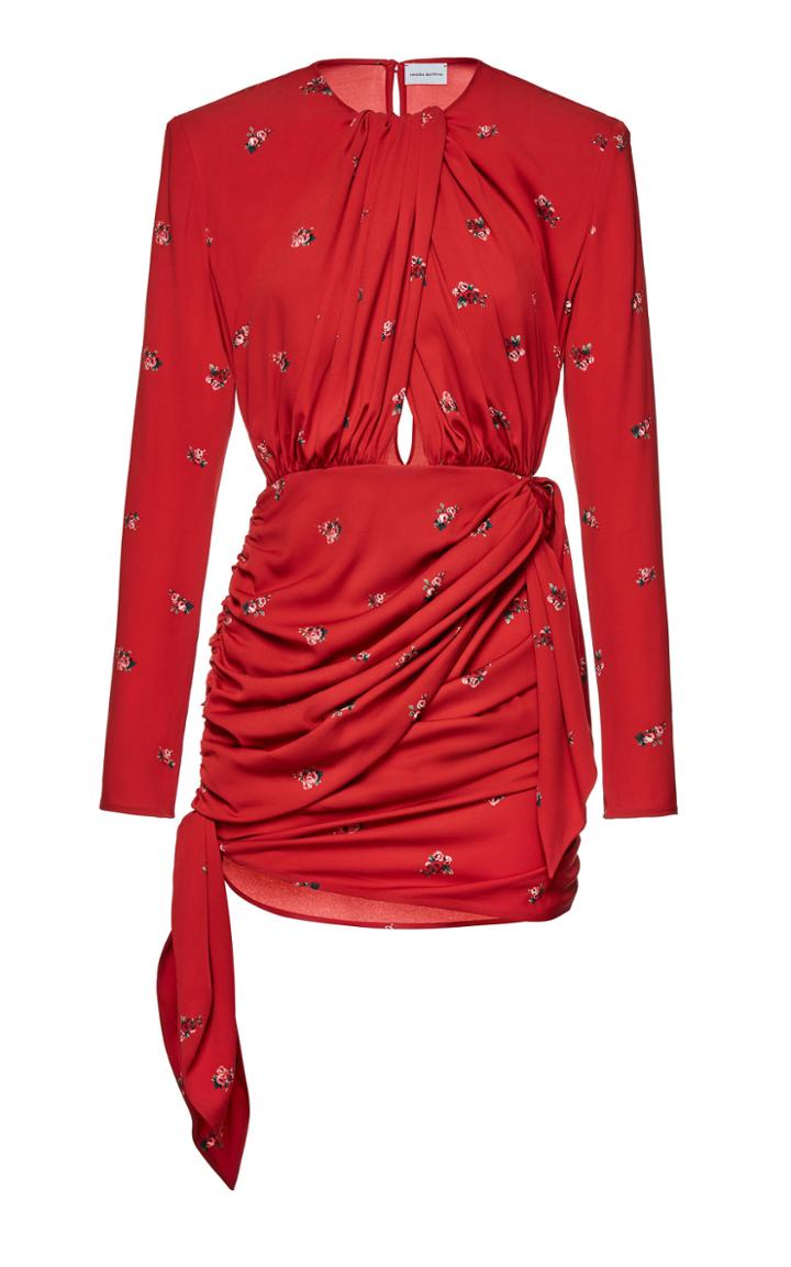Moda Operandi Magda Butrym San Remo Floral-print Silk-blend Mini Dress Size: 34