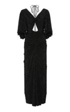 Michael Kors Collection Sequin Halter Cut Out Midi Dress