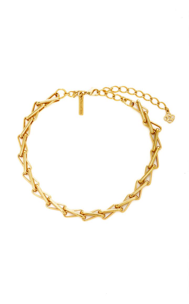 Moda Operandi Oscar De La Renta Chain-link Intertwined Necklace