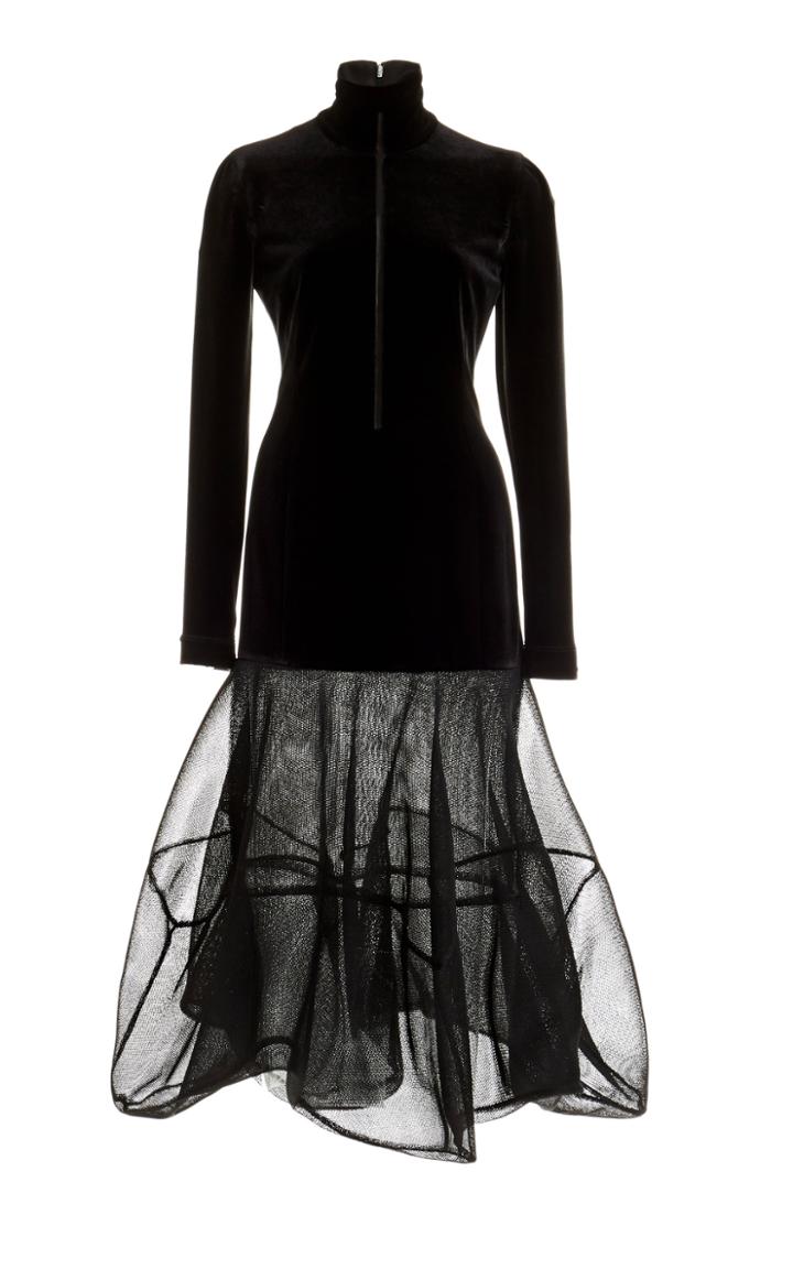 Moda Operandi Akris Velvet Midi Dress
