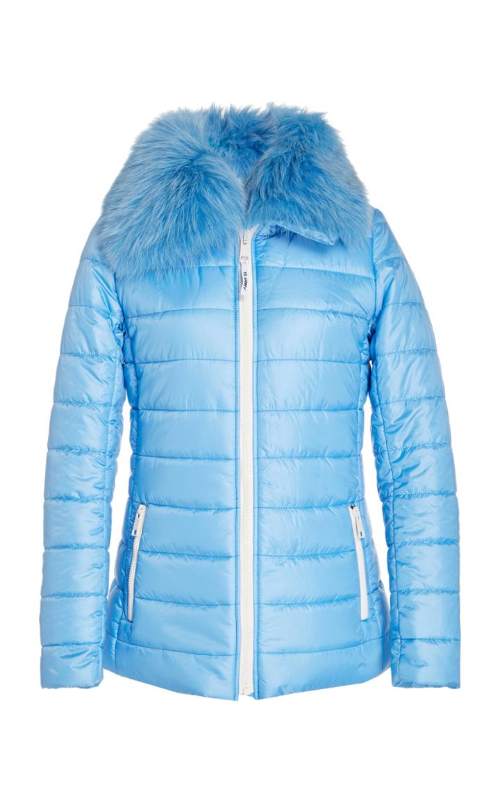 Yves Salomon Paris Fur-trimmed Quilted Shell Puffer Jacket