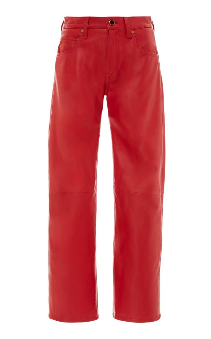 Khaite Wendell Leather Pant
