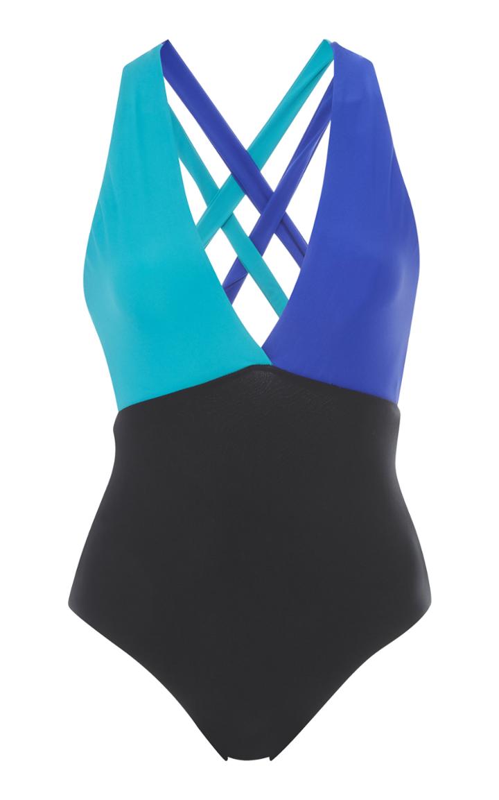 Sbastien Vivianne Color-block Swimsuit