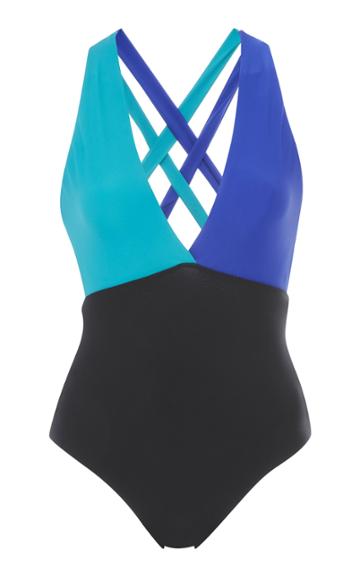 Sbastien Vivianne Color-block Swimsuit