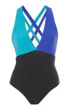 Sbastien Vivianne Color-block Swimsuit