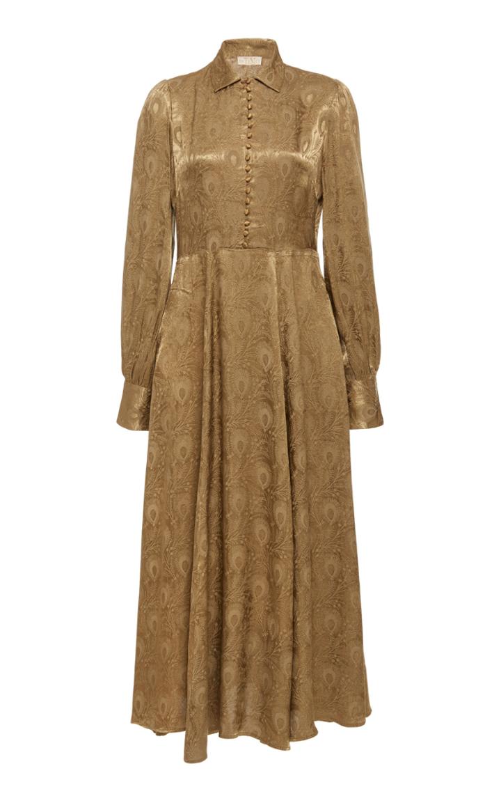 Bytimo Jacquard Midi Dress