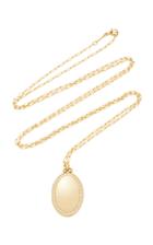 Monica Rich Kosann M'onogrammable 18k Yellow Gold And Diamond Midi Four Image Locket On 30 Chain