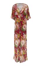 Olivia Von Halle Delphine Floral-print Silk-chiffon Maxi Dress Size: 2