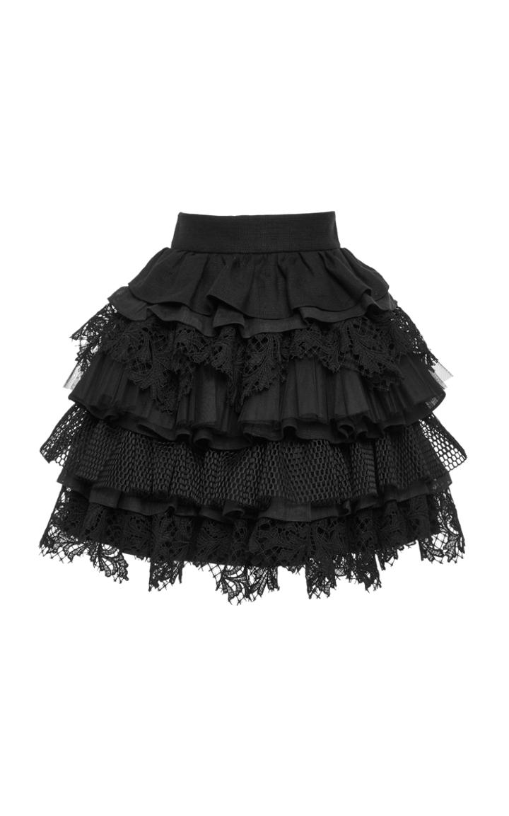 Fausto Puglisi Ruffle Tiered Mini Skirt