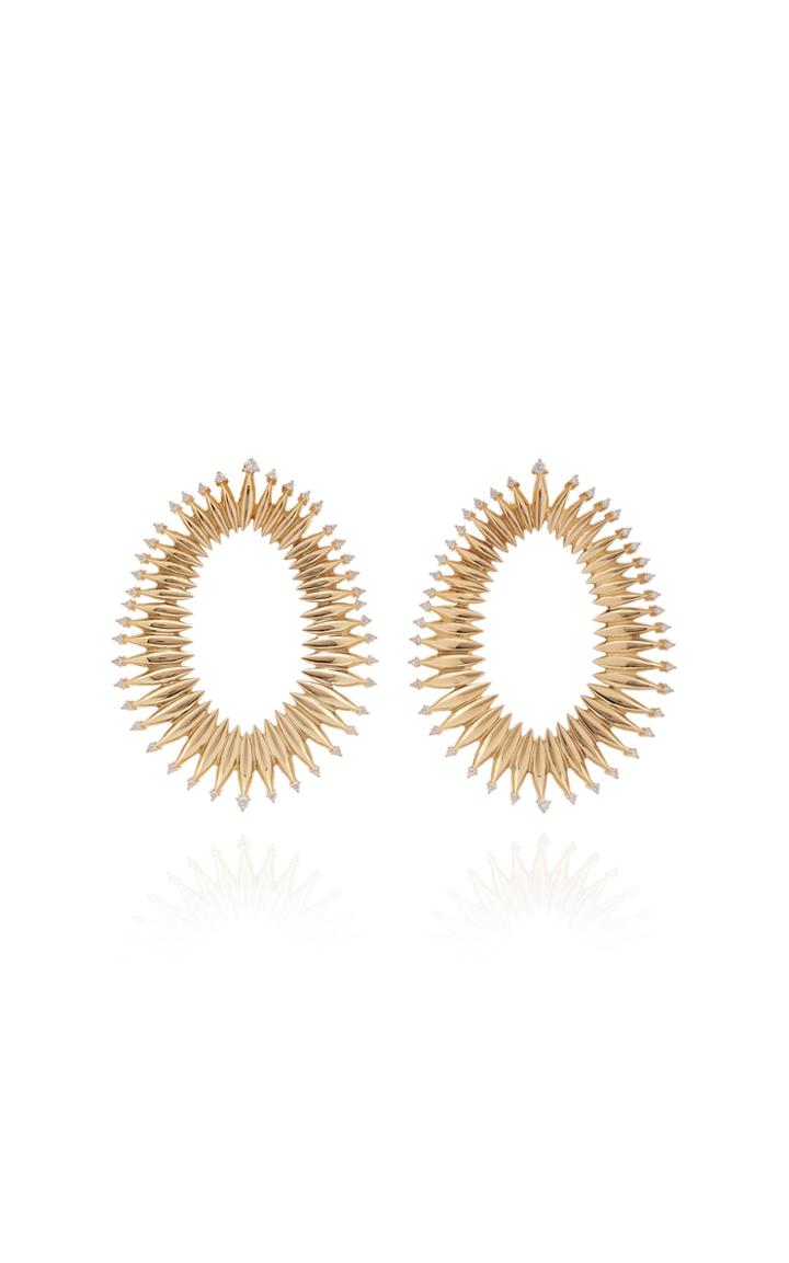 Hueb Moldura Hoop Earrings