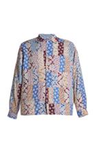 Moda Operandi Bode Eastern Paisley Patchwork Long Sleeve Shirt