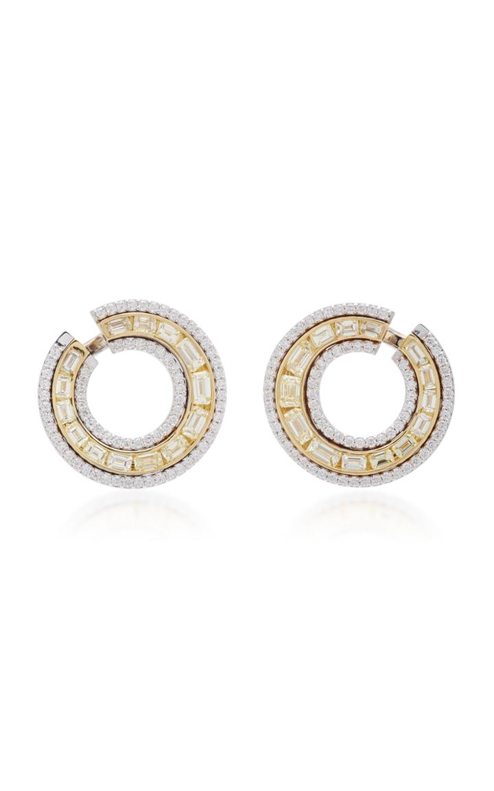 Elizabeth Kennedy Yellow Diamond Sunray Earring