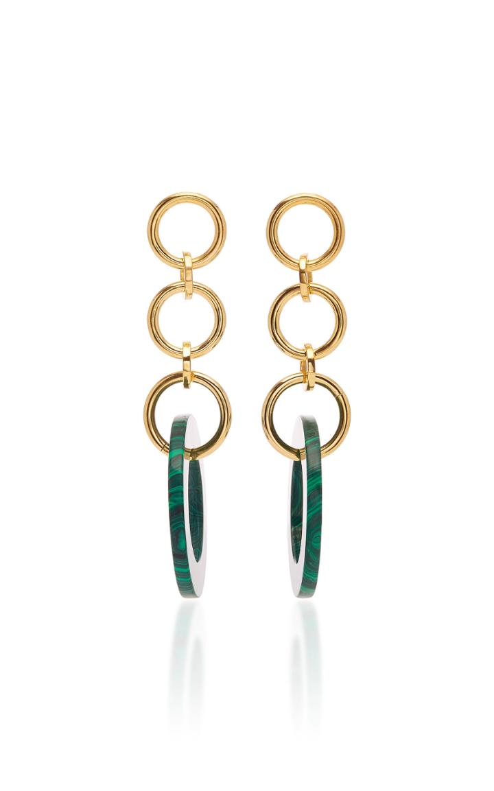Moda Operandi Joanna Laura Constantine Tribale Gold-plated Stone Earrings