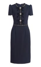 Moda Operandi Jenny Packham Embellished Crepe Mini Dress