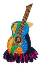 Moda Operandi Moschino Sequined Guitar Velvet Dress Size: 36