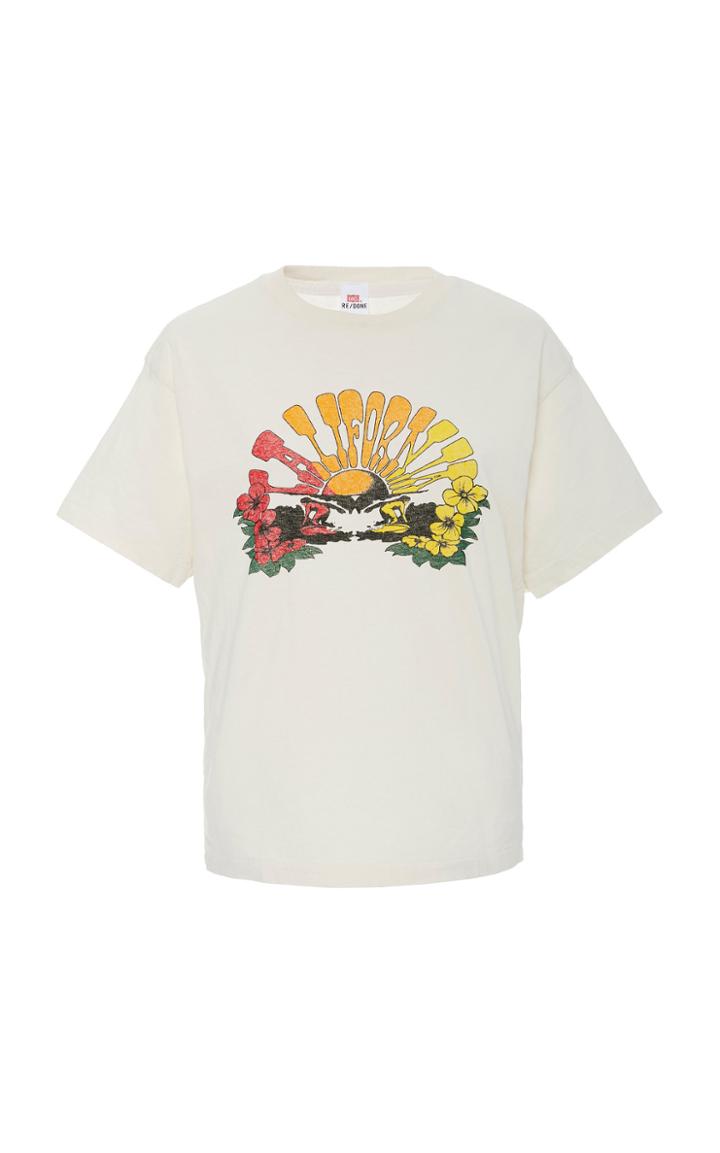 Re/done 90s Oversized California Cotton T-shirt