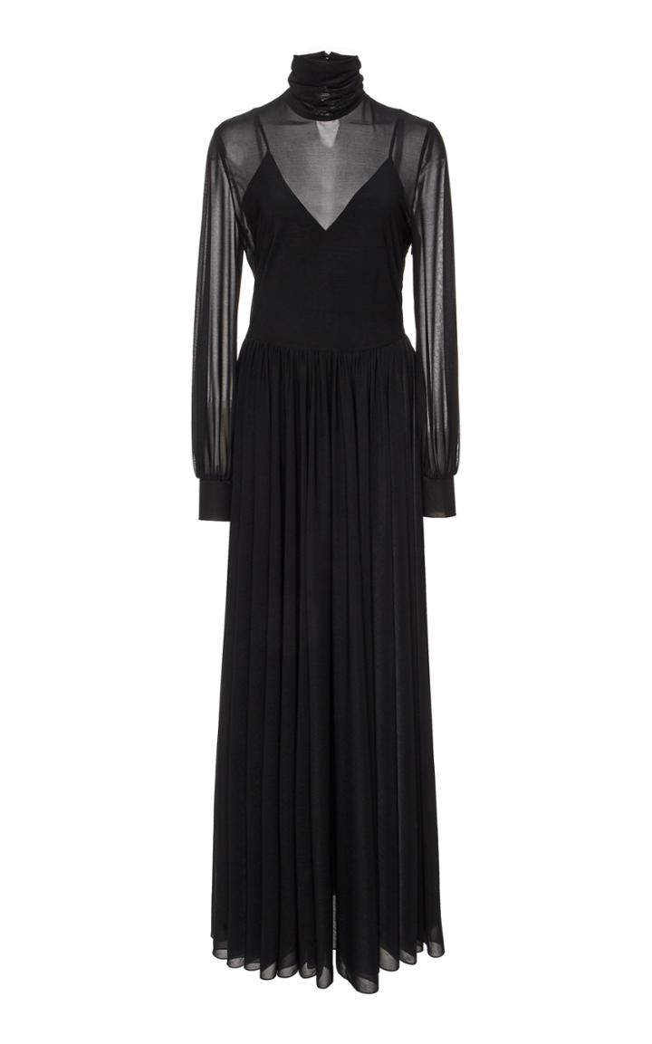 Diane Von Furstenberg High Neck Belted Dress