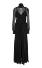 Diane Von Furstenberg High Neck Belted Dress