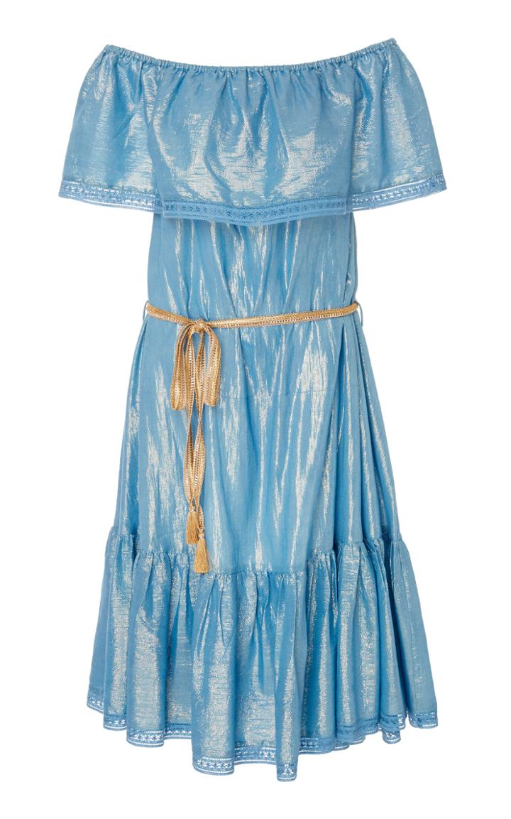 Miguelina Amaya Metallic Dress