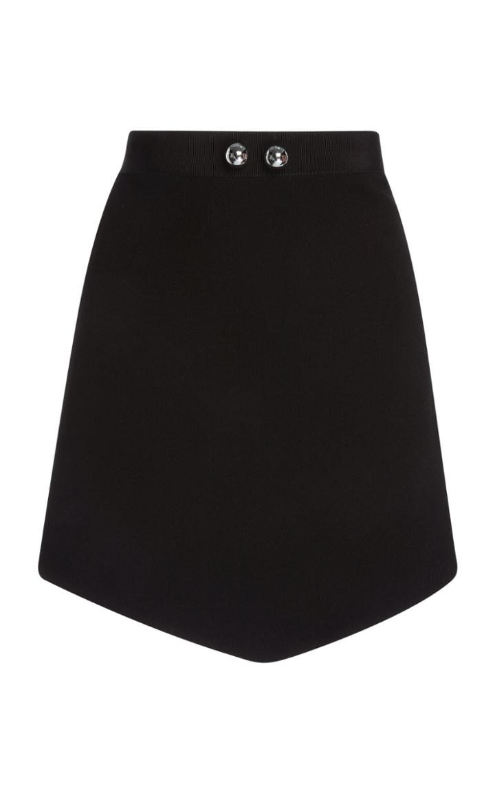 David Koma Triangle Hem Mini Skirt