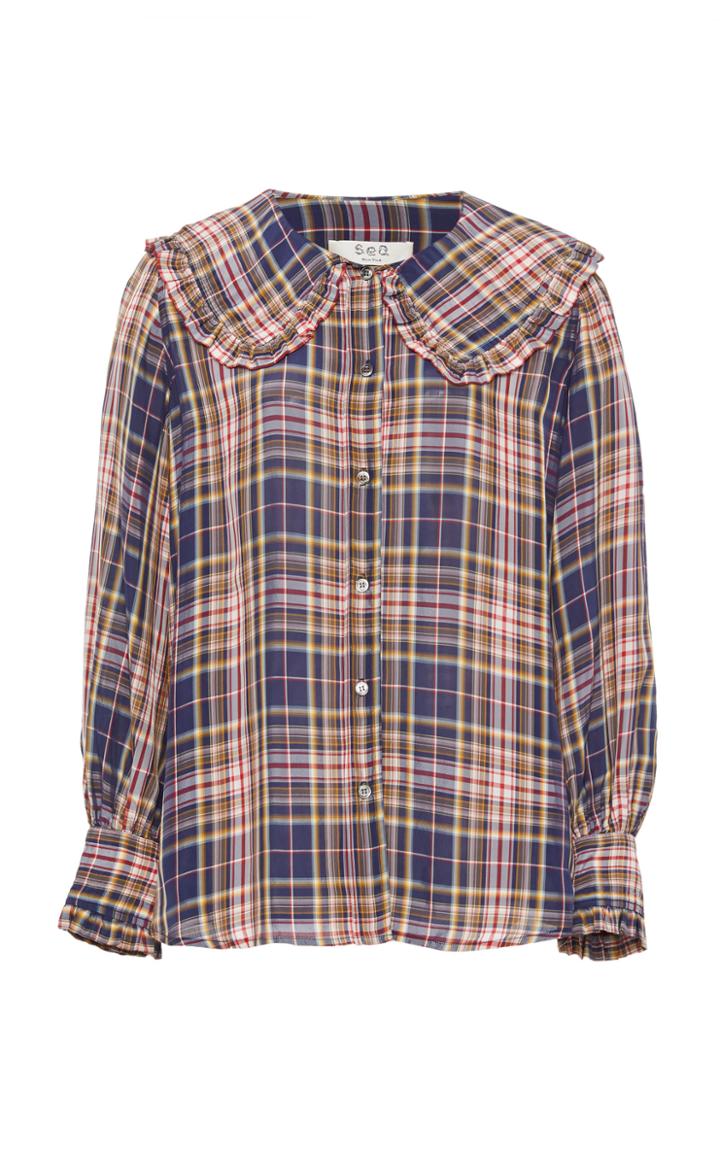 Moda Operandi Sea Rooney Ruffled Blouse Size: 0