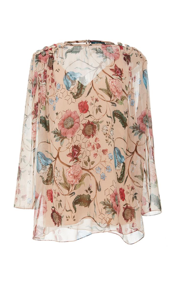 Alena Akhmadullina Floral Silk Blouse