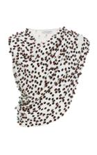 Narciso Rodriguez Embroidered Asymmetric Top