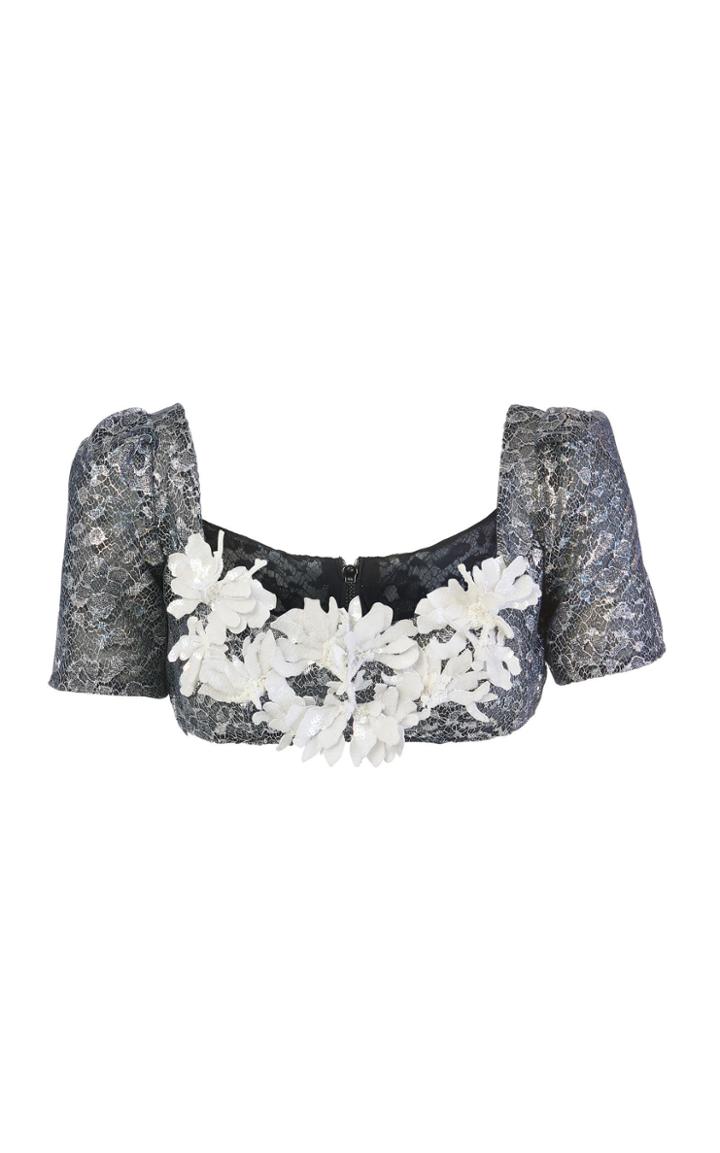 Moda Operandi Maticevski Betrothed Lace Cropped Top Size: 6
