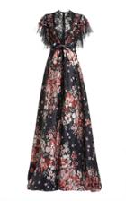 Moda Operandi Biyan Ikkara Floral Print Silk Dress