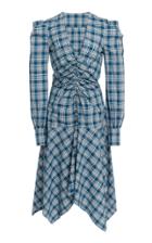 Jonathan Simkhai Oxford Ruched Cotton Dress