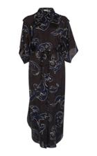 Nina Ricci Feather Print Jacquard Dress
