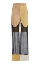 Loewe Suede Leather Sheer Trousers