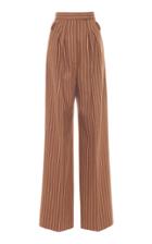 Moda Operandi Max Mara Lisotte Wool-cashmere High-rise Straight-leg Trousers