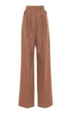 Moda Operandi Max Mara Lisotte Wool-cashmere High-rise Straight-leg Trousers
