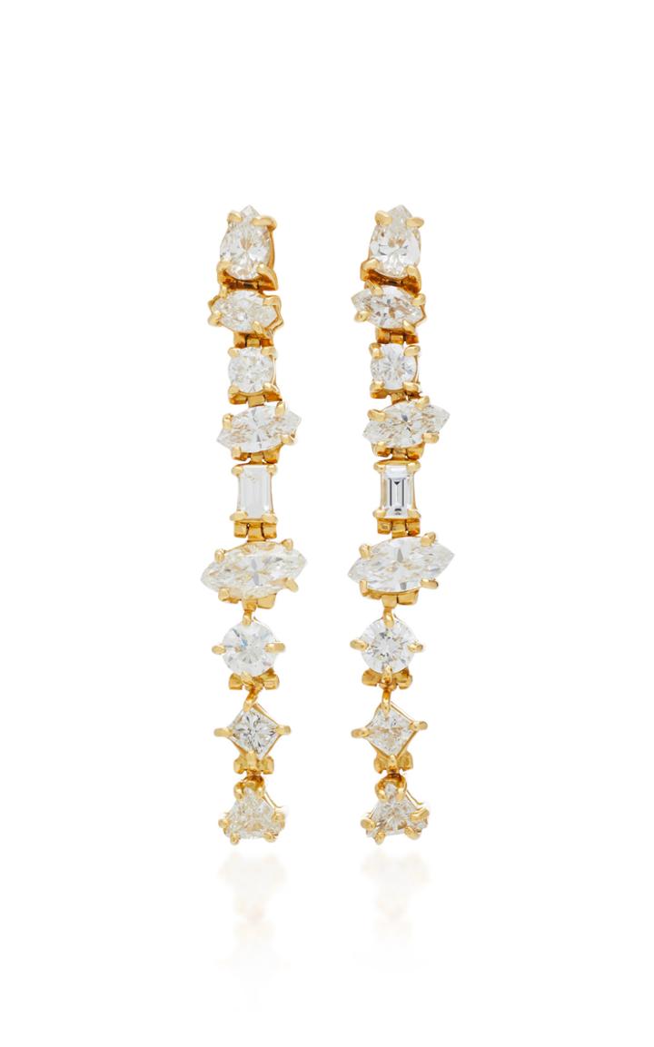 Kimberly Mcdonald 18k Gold Diamond Earrings